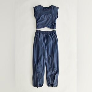 Hot Shot Crossover Set Free People XS Midnight Navy